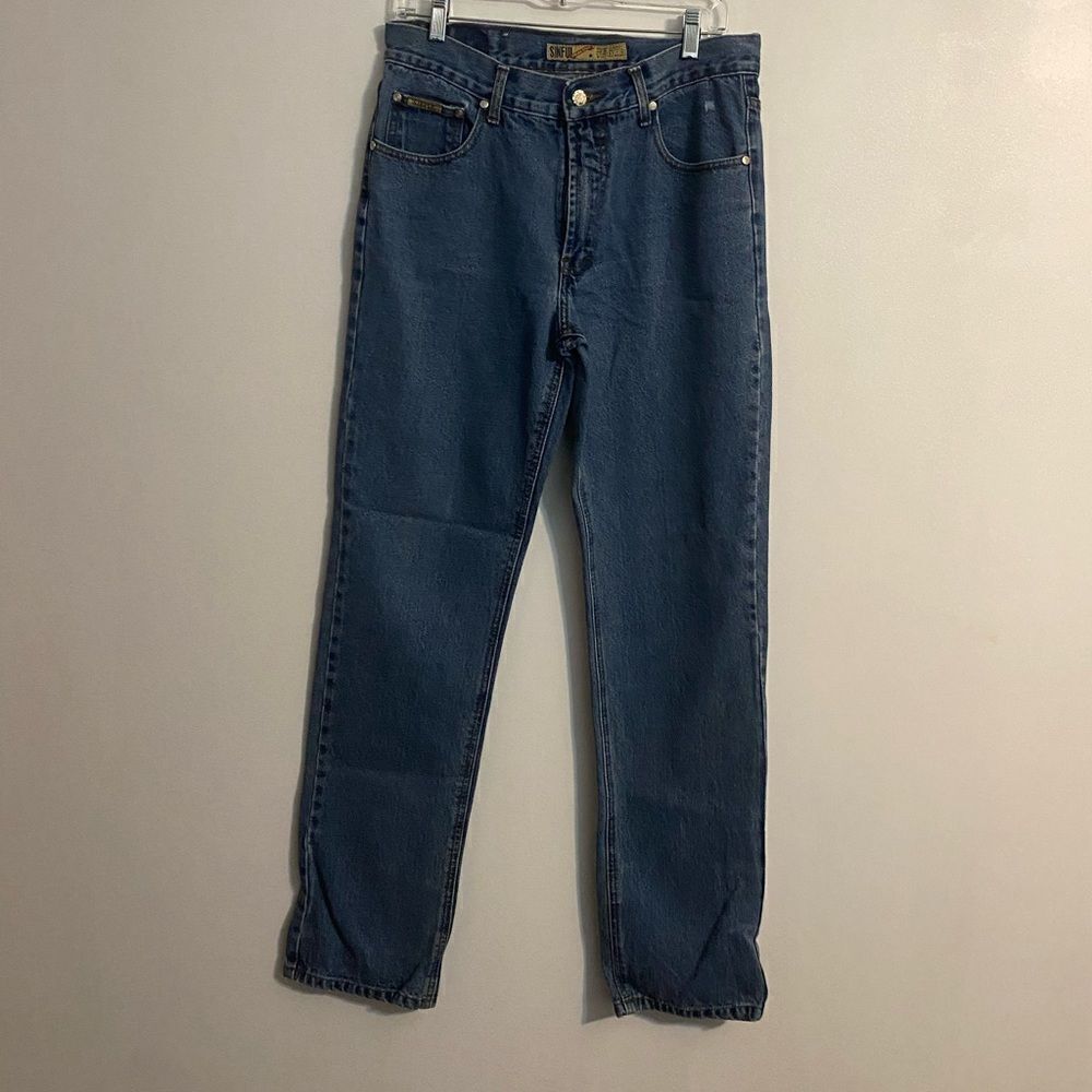 Sinful Italian Style distressed Jeans, size 30
